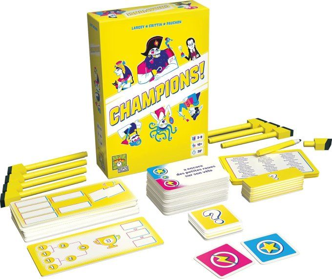 Champion! - Jeu de Cartes Interactif & Créatif -Jeu de Société