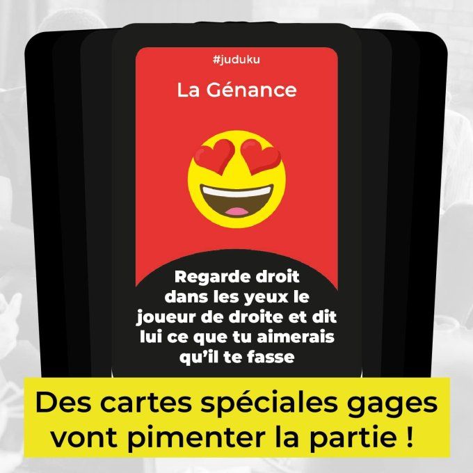 JUDUKU Jeux de société La Fesse Cachée