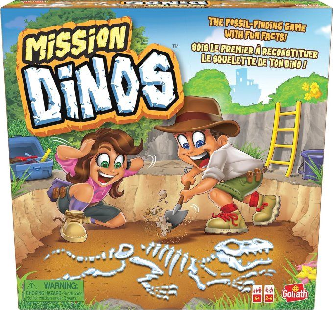 Mission Dinos - Jeu de Société Enfants