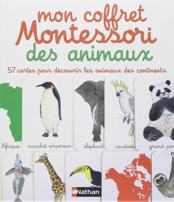 Mon coffret Montessori des animaux