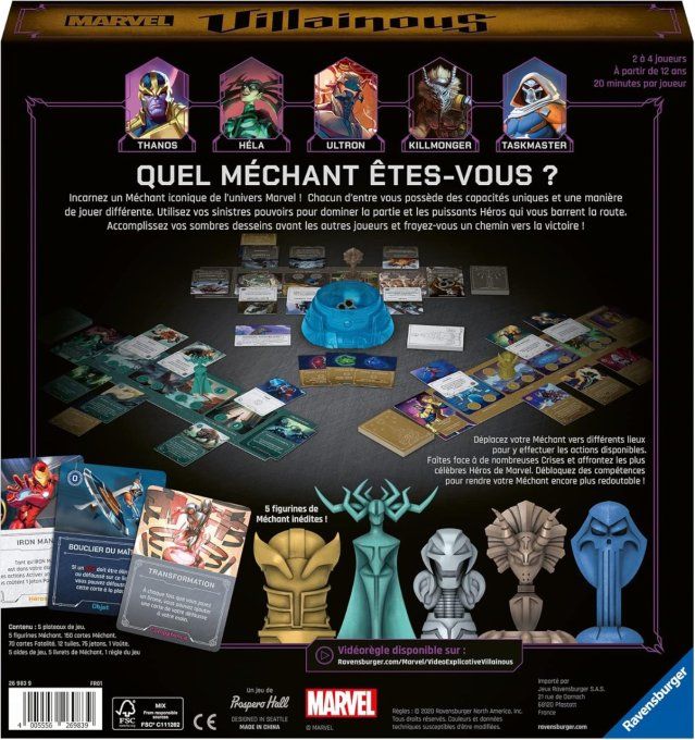 Marvel Villainous - Jeu de stratégie