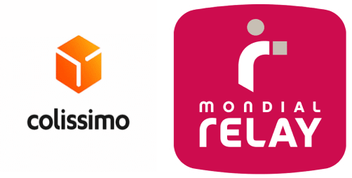 Livraison via Colissimo et Mondial Relay